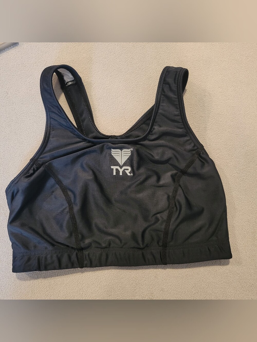 TYR Black Bikini Top size small